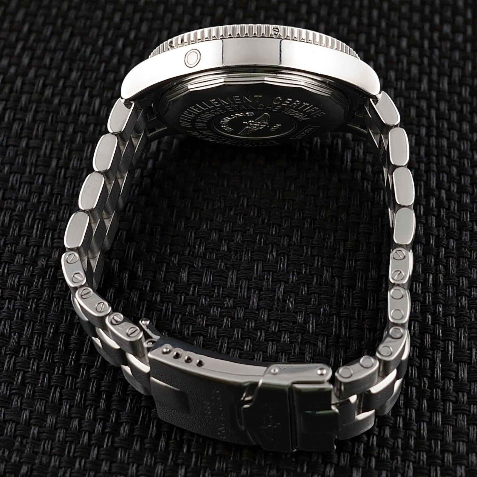 Breitling Superocean 42mm - Black Dial -Steel Bracelet & Extra Strap,  A17364