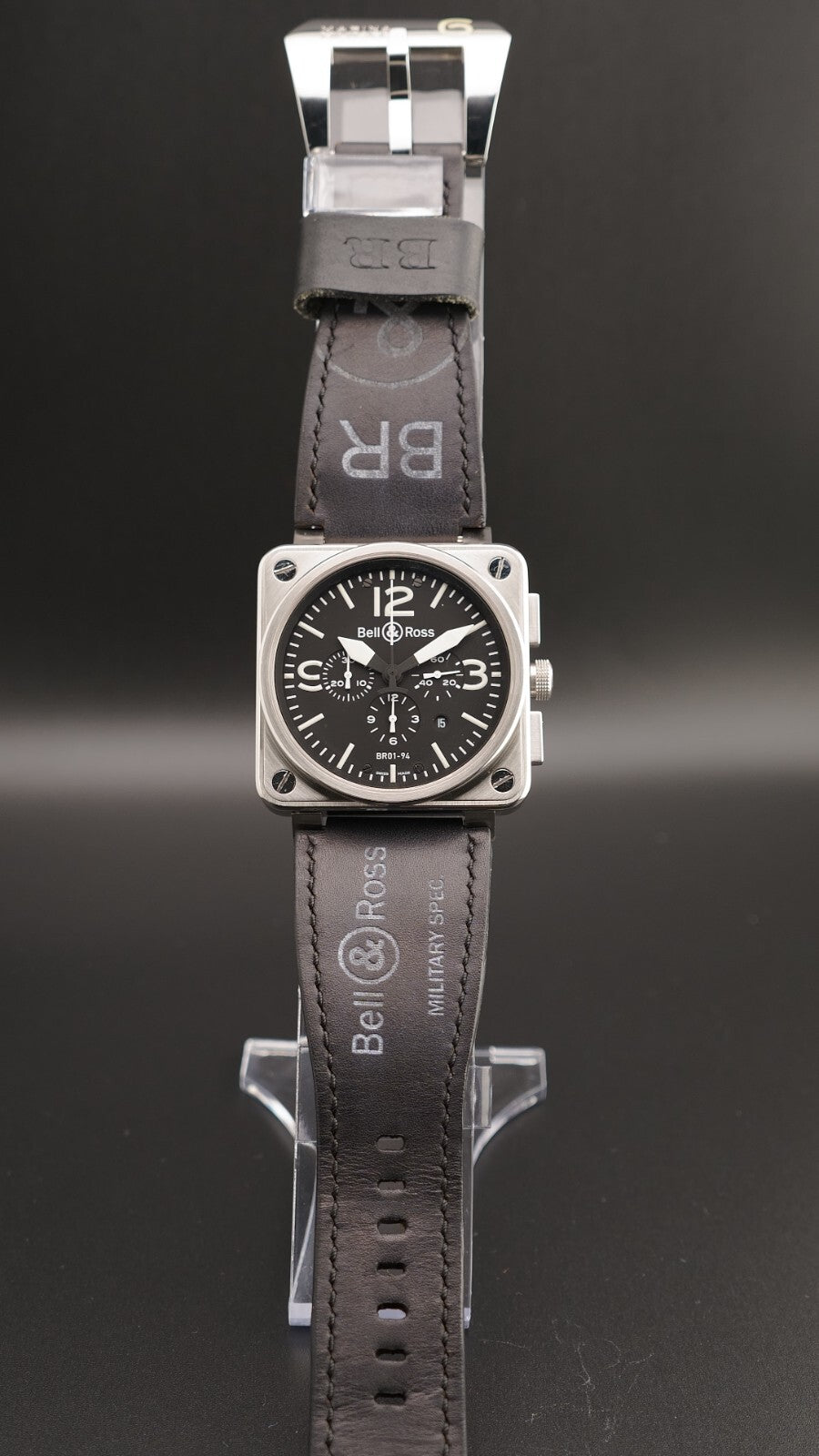 Bell＆Ross Aviation BR01-94 Chronograph Date Dial Automatic Men's- Fully Serviced