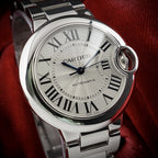 Cartier Ballon Bleu 33mm Automatic Mechanical Movement FULL SET -4 Year Warranty