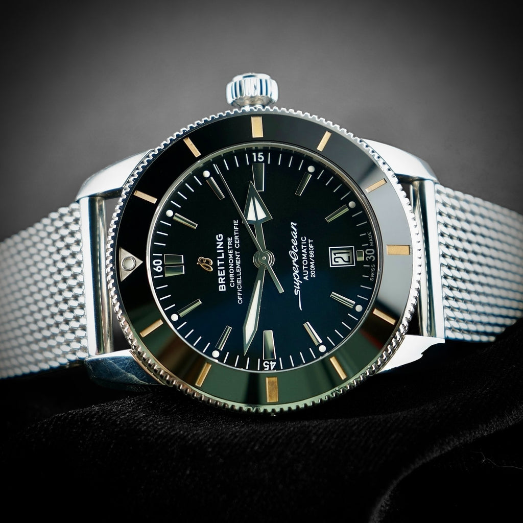 Breitling Superocean 46mm Heritage AB2020 -Steel Bracelet, 2nd Strap Box & Paper