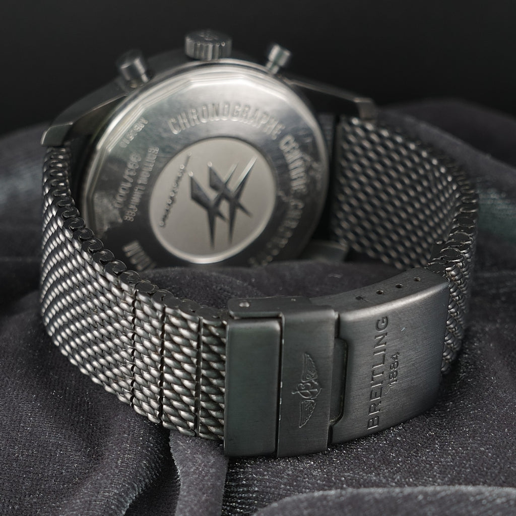 Breitling Transocean Unitime Pilot Blacksteel 46mm World Time - LIMITED to 1000