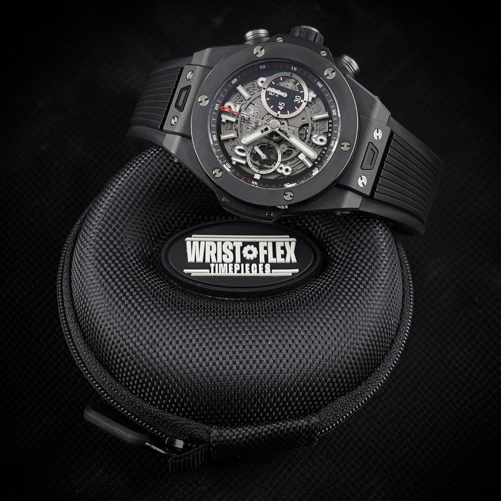 Hublot Big Bang Unico 411.CI.1170.RX Black Ceramic Titanium 45mm +4 Extra Straps