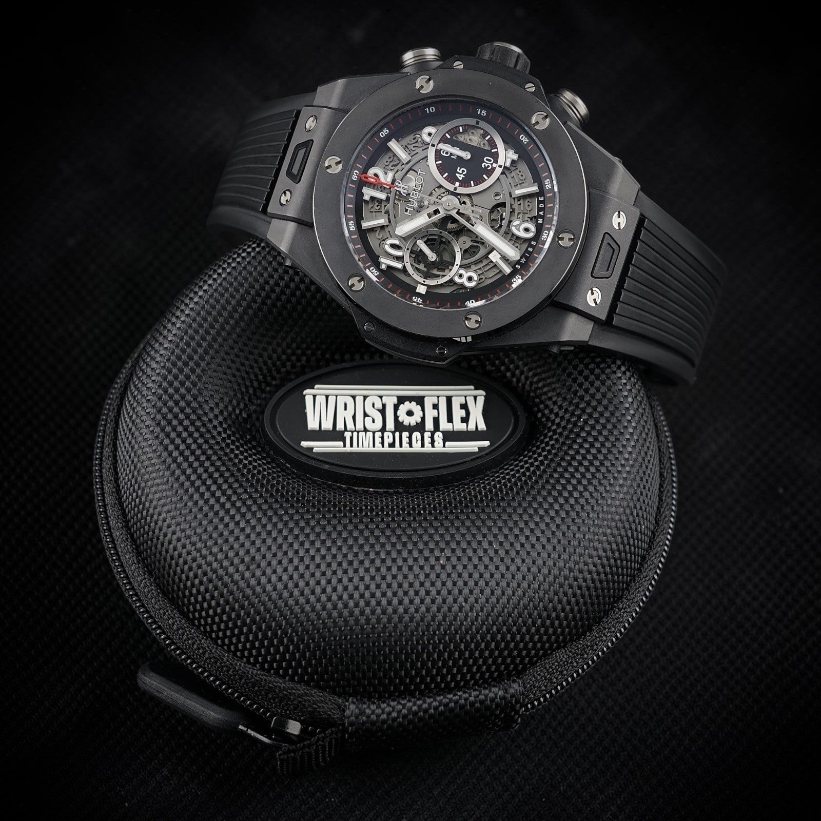 Hublot Big Bang Unico 411.CI.1170.RX Black Ceramic Titanium 45mm +4 Extra Straps