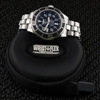Breitling Superocean 42mm - Black Dial -Steel Bracelet & Extra Strap,  A17364