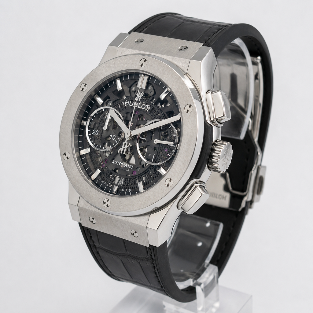 Hublot Classic Fusion Aerofusion Skeleton 525.NX.0170.LR -SET & Extra Strap