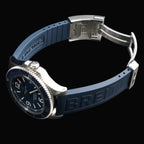 Breitling Superocean A17366 Diver Blue Dial 42mm Rubber Strap-Box & Digital Docs