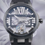 Ulysse Nardin Executive Skeleton Tourbillon 1713-139 Titanium 45MM - FULL SET