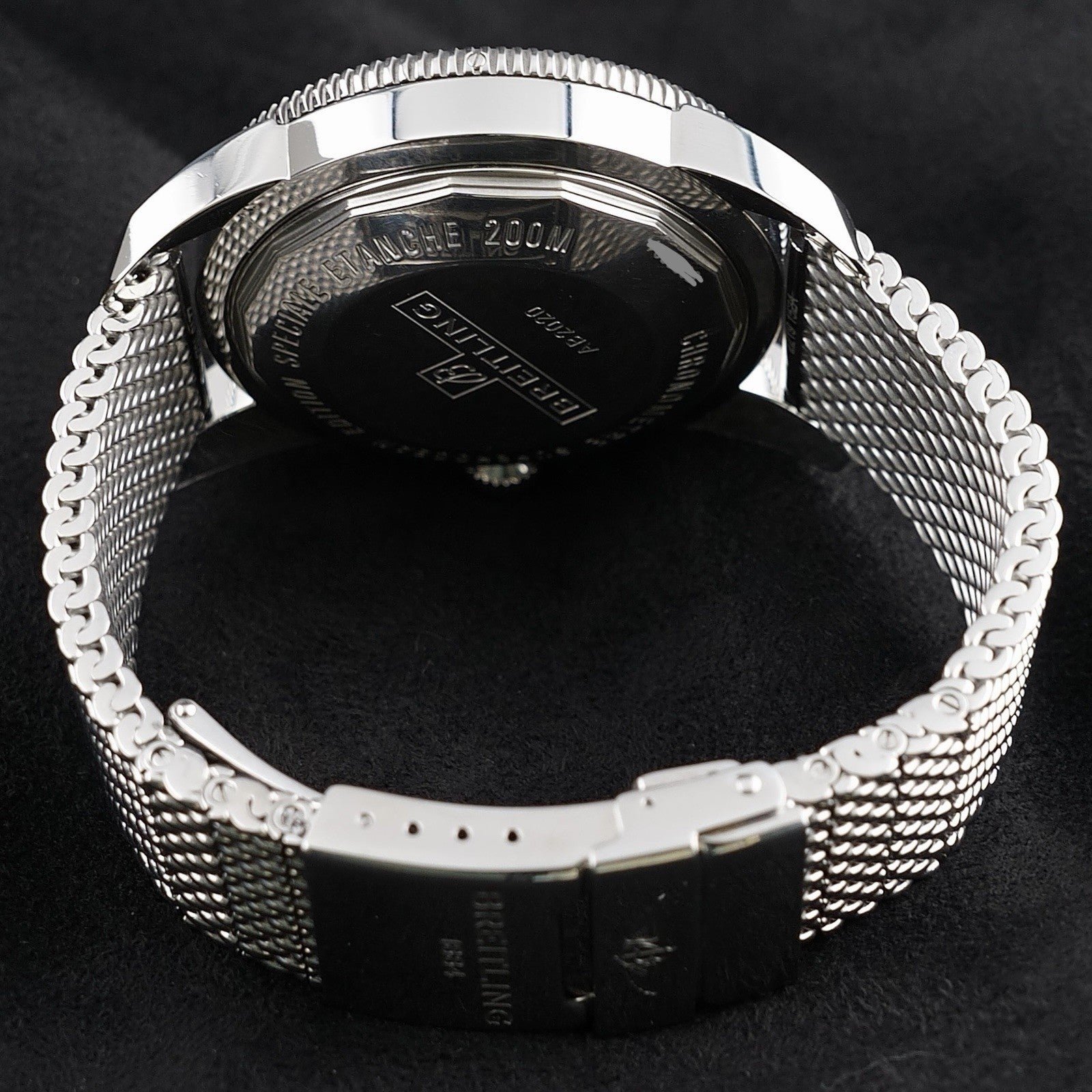 Breitling Superocean AB2020 BLUE 46mm Steel Bracelet, WARRANTY & Box & Docs