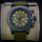 Breitling Avenger Chronograph 45 Night Mission V13317 Green Titanium - FULL SET