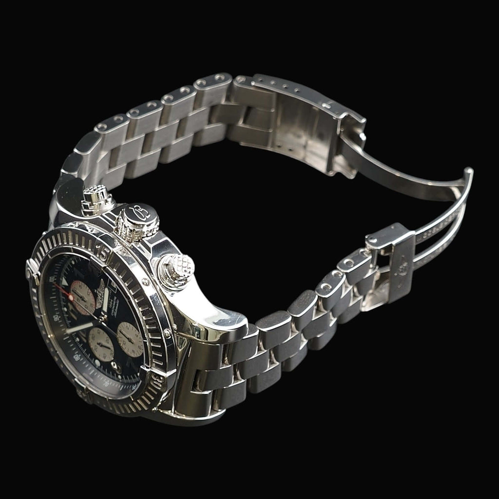 Breitling Super Avenger 48mm A13370 Steel Bracelet & OEM Extra Strap & Buckle