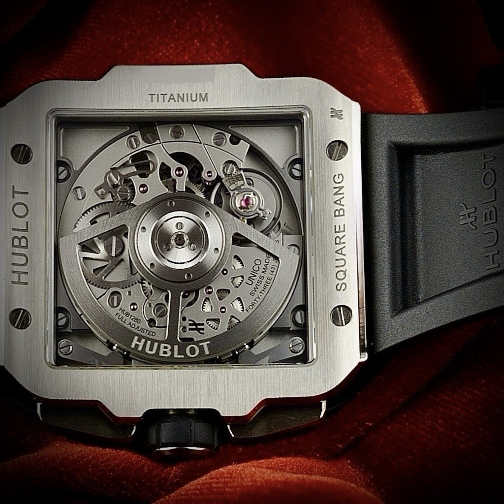 HUBLOT Square Bang Unico, 42m Titanium Ceramic 821.NM.0170.RX Full Collector Set