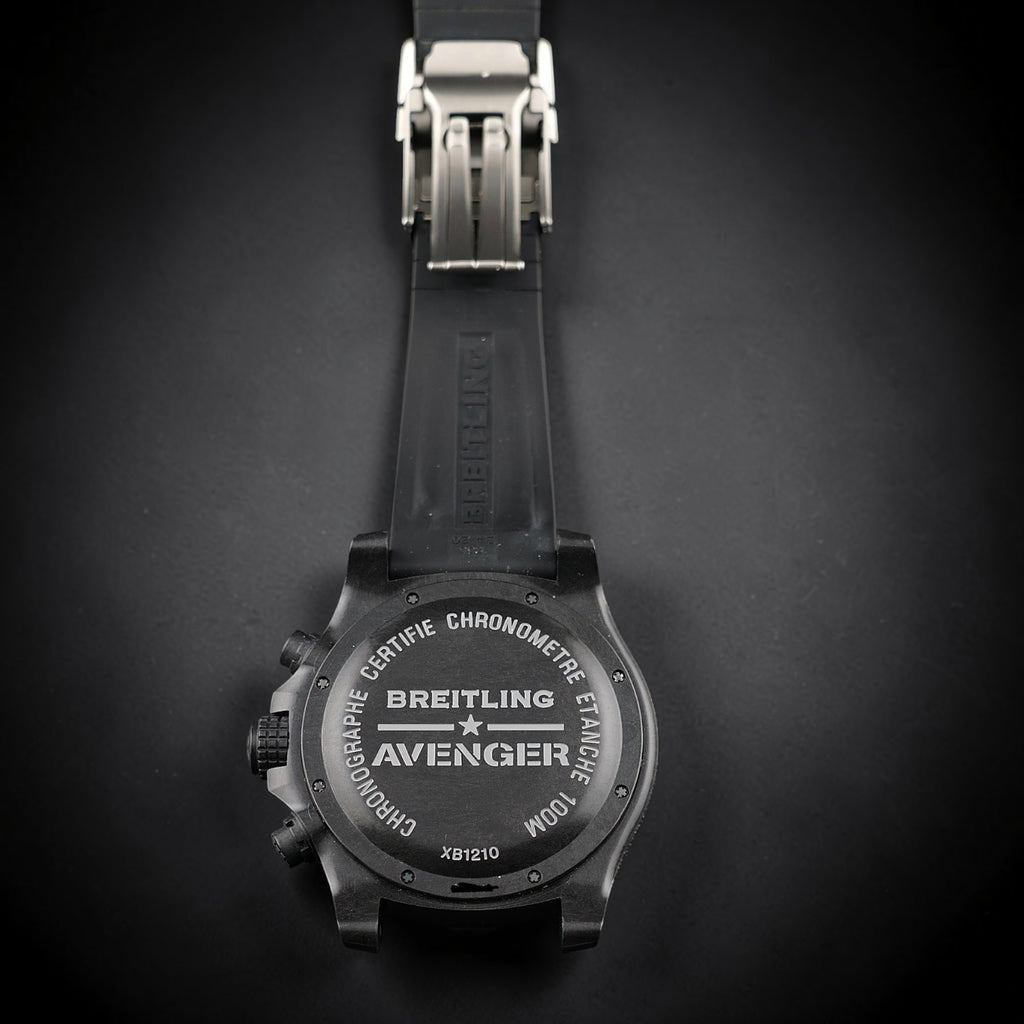 Breitling Avenger Hurricane 50mm Black 24H Dial Complete Set - Military XB1210