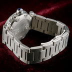 Cartier Pasha 40mm Automatic 2790 White Dial Steel Date Men’s Watch Box Bracelet
