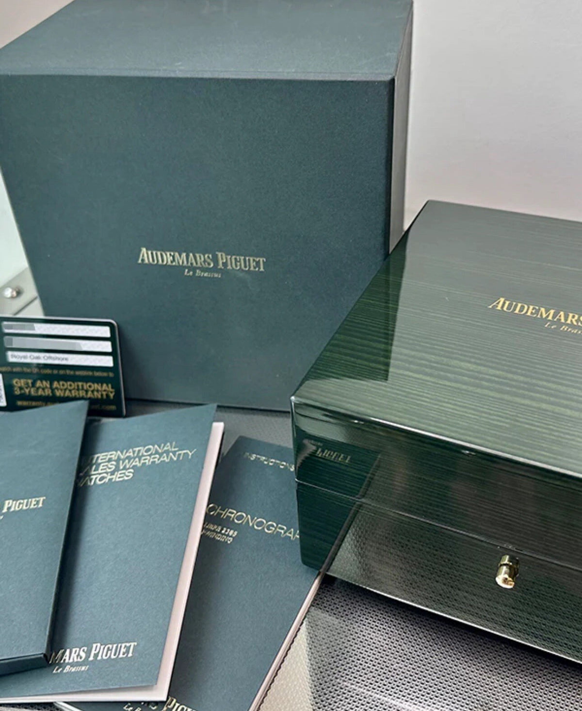 Audemars Piguet Royal Oak Offshore Blue Men's Watch - 26480TI.OO.A027CA.01