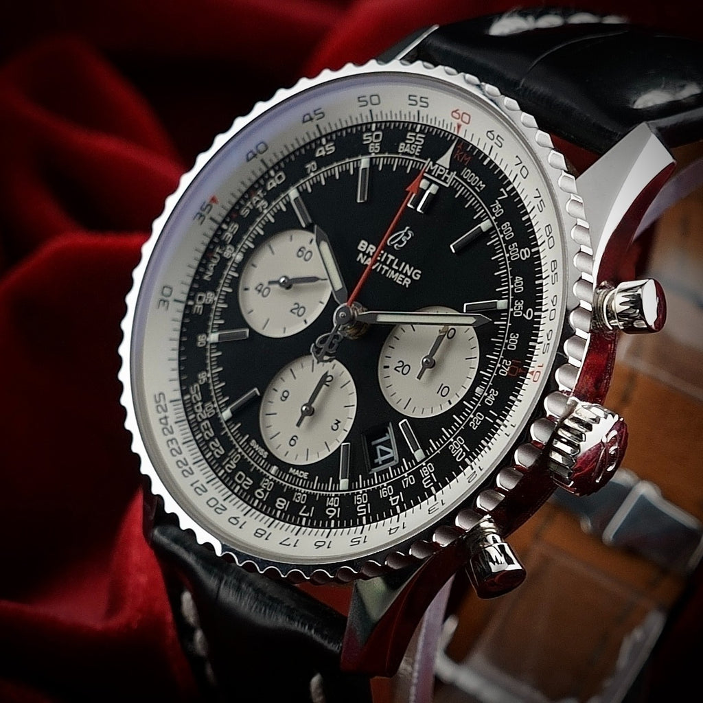 Breitling Navitimer B01 43mm Automatic Chronograph AB0121 Black Dial - FULL SET