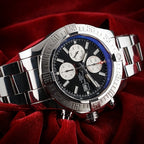 Breitling Super Avenger II 48mm A13371 Black Dial Chronograph Box & Digital Docs