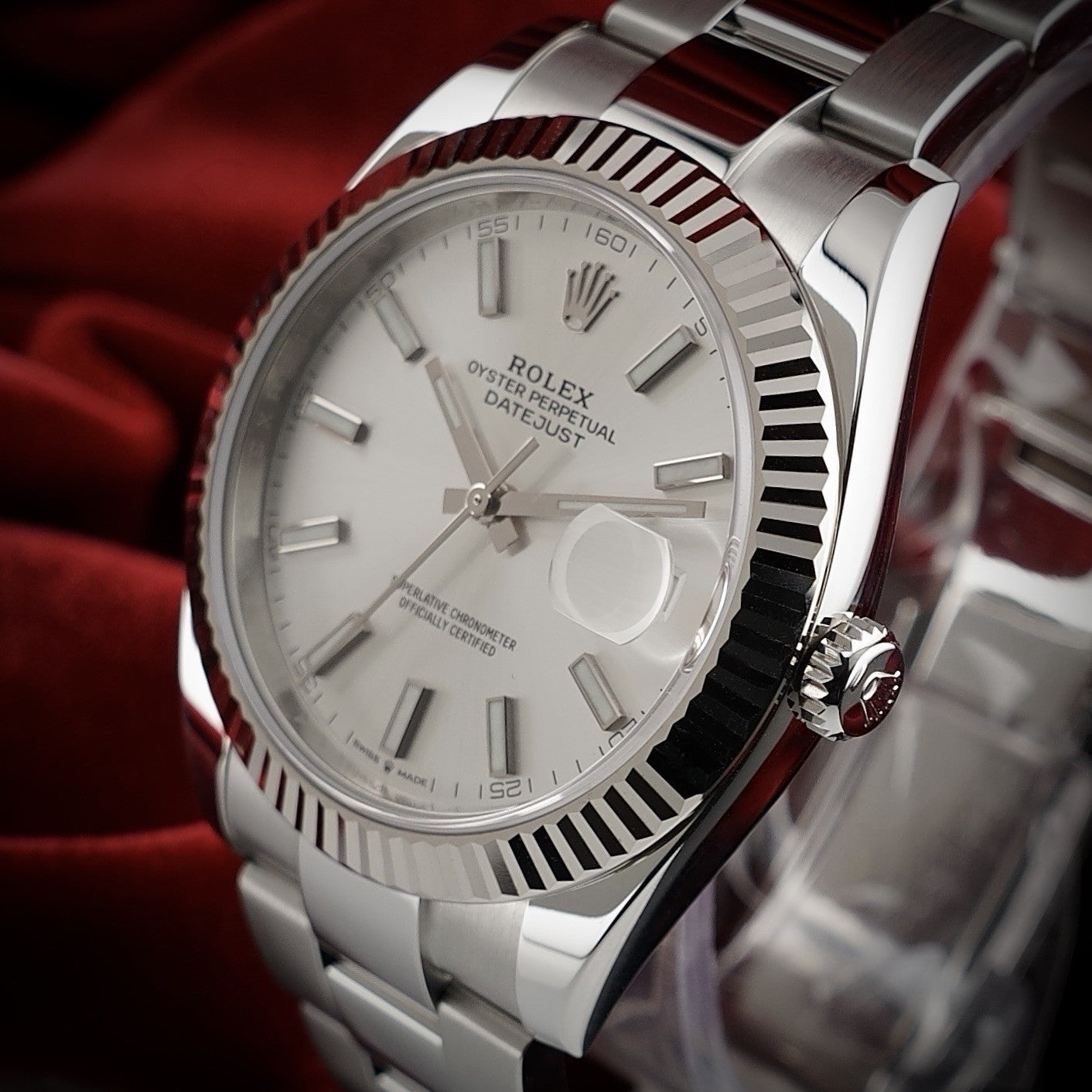 2024 Rolex 126334 Datejust 41 -Silver Dial Oyster Steel Bracelet MINT Box & Card