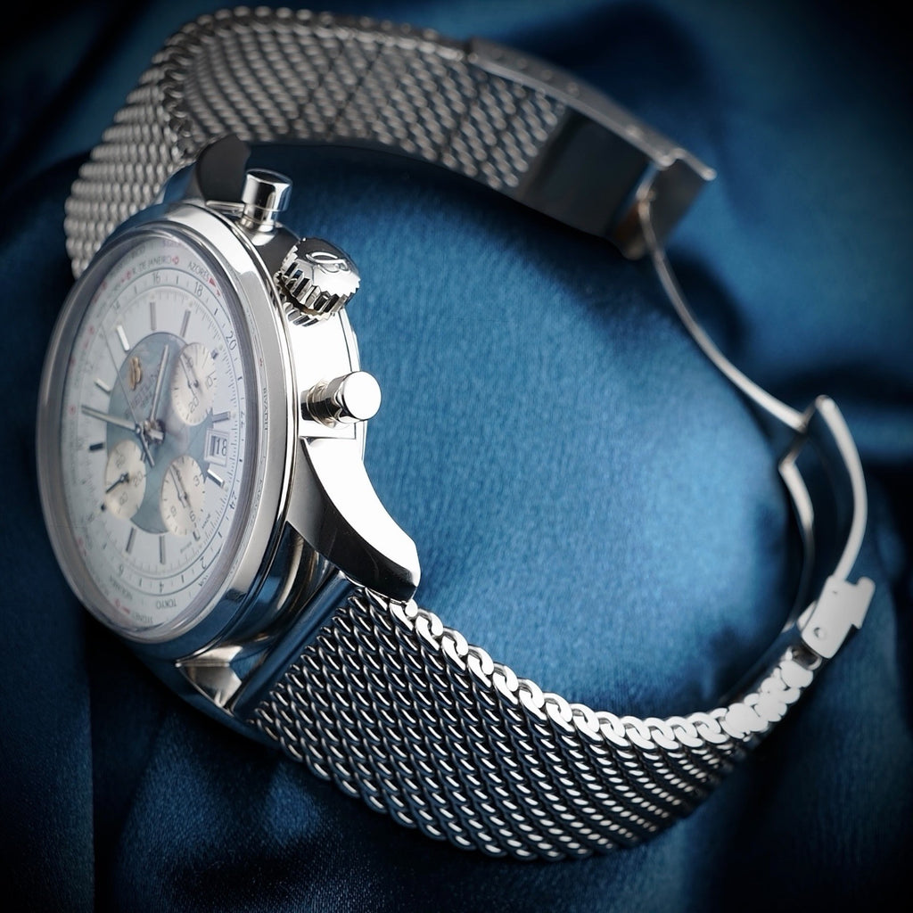 Breitling Transocean Unitime AB0510 –World Time Chrono AB0510,  Bracelet & Strap