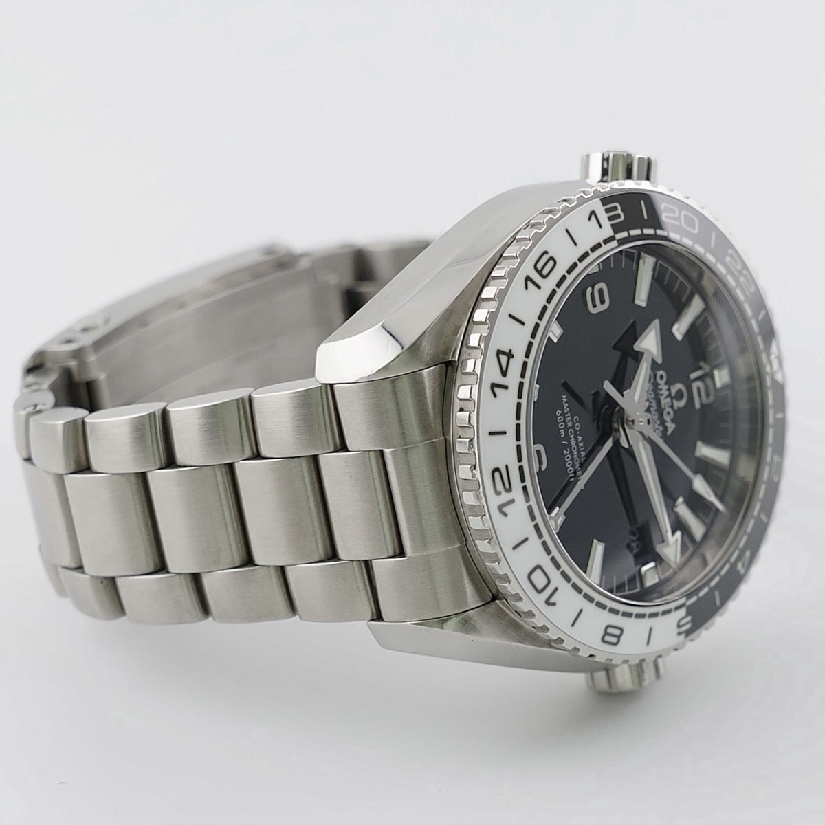OMEGA Seamaster Planet Ocean GMT 43.5mm OREO Auto 600m Black Dial Full Set,Cards