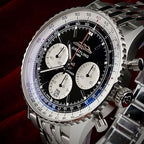 Breitling Navitimer B01 Chrono 43mm AB0138 Black Reverse Panda, 4 Year WARRANTY