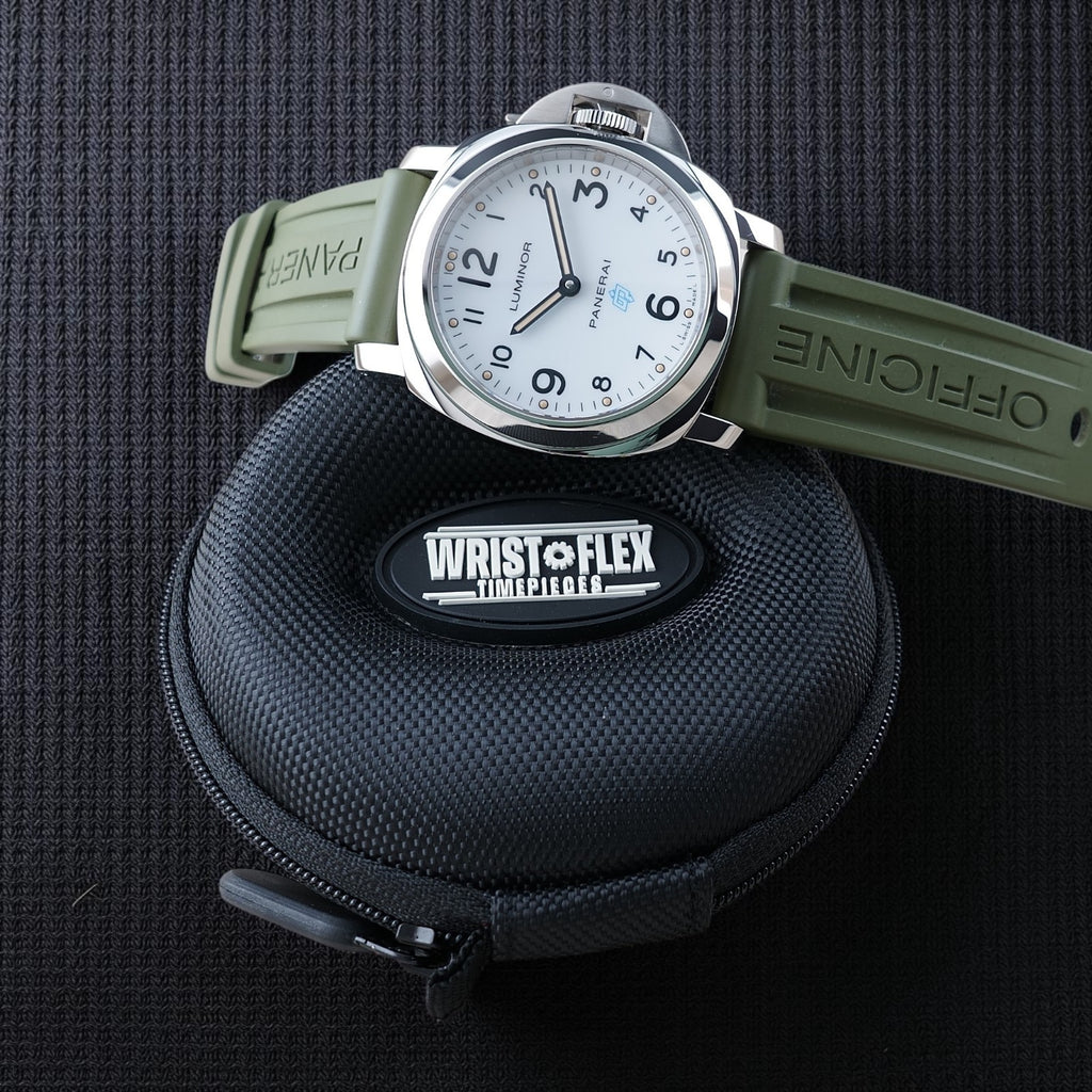 Panerai Luminor Base PAM00630 White 44mm —Warranty Card, Box, 3 Straps -FULL SET