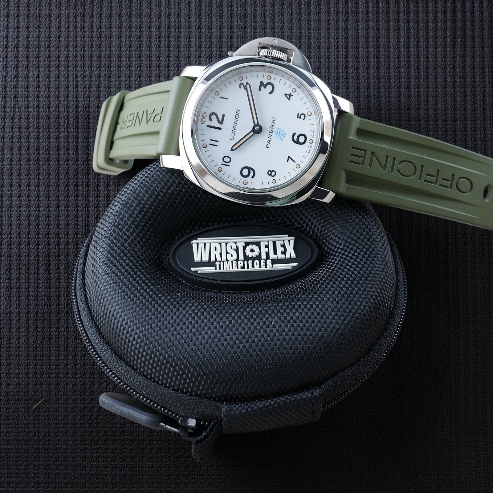 Panerai Luminor Base PAM00630 White 44mm —Warranty Card, Box, 3 Straps -FULL SET