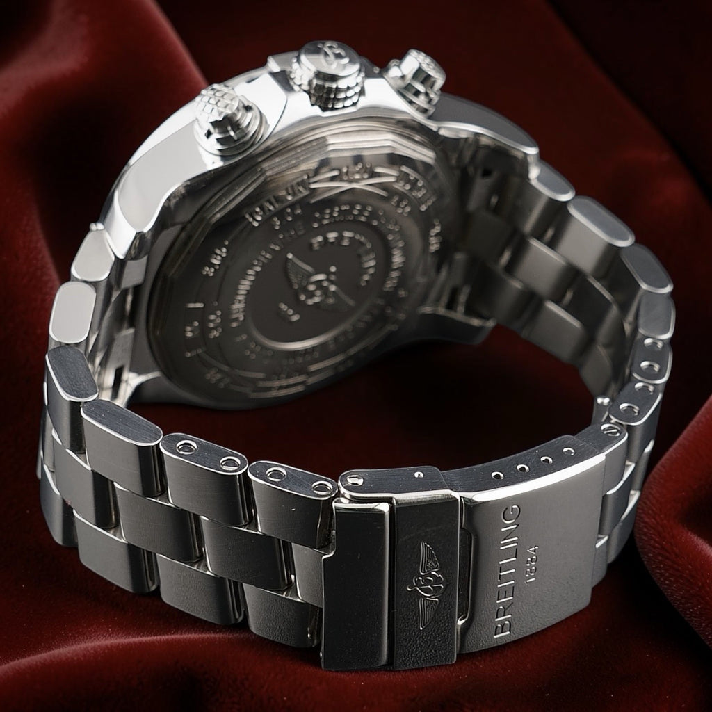 Breitling Super Avenger 48mm, A13370 -Steel Bracelet | Blue Dial | Extra Strap