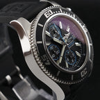 Breitling Superocean Chronograph A13341 Black/Blue Dial Steel Bracelet + Strap