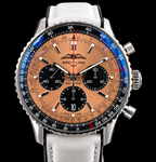 Breitling Navitimer B01 AB0138 43mm Copper/Black Dial, 3 Straps OEM 1YR Warranty