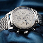 Breitling Transocean Chronograph 1461 - Moonphase A19310 43mm - Steel Bracelet
