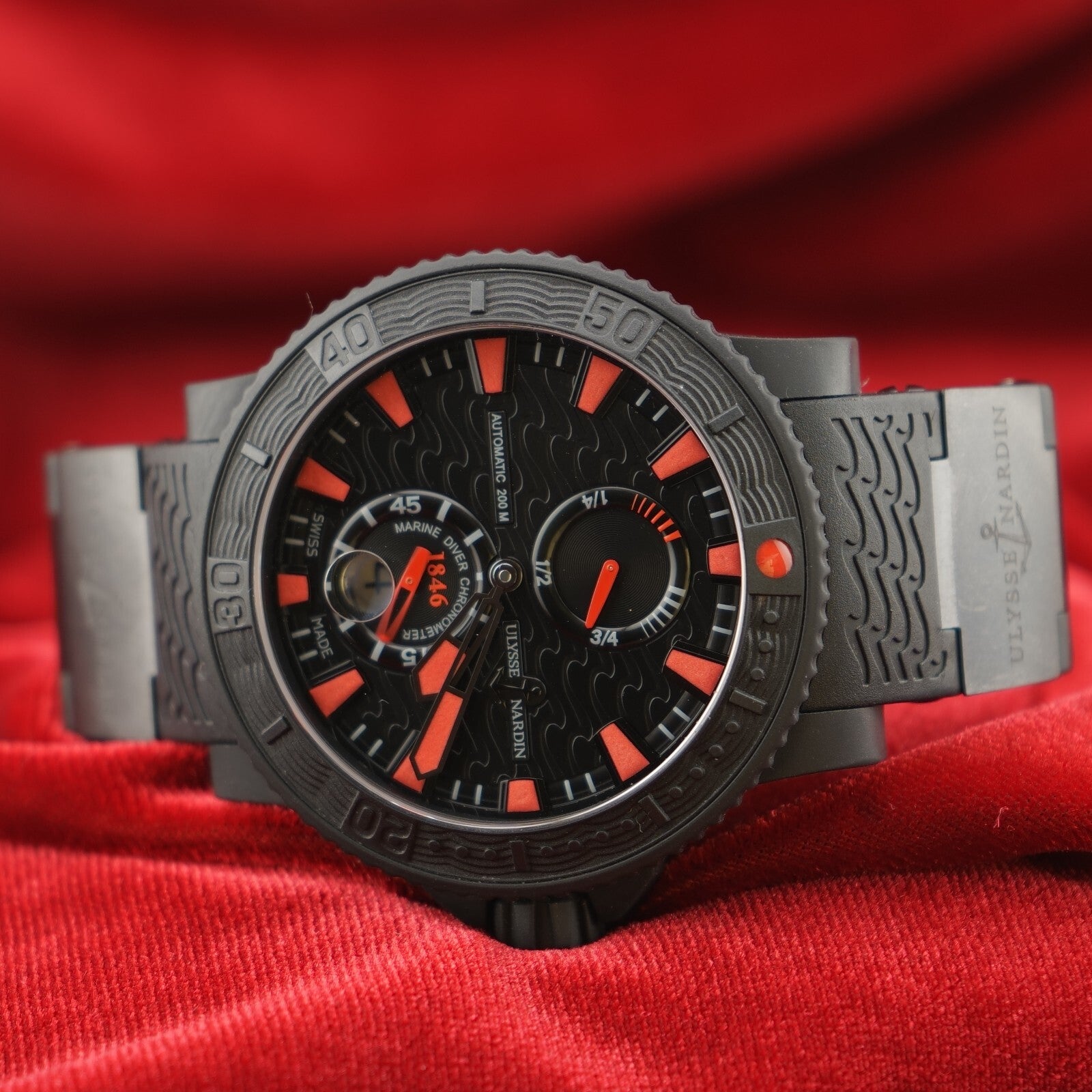 Ulysse Nardin Black Sea Maxi Marine Diver 263-92-3C - Limited Edition B&P Set