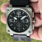 Bell＆Ross Aviation BR01-94 Chronograph Date Dial Automatic Men's- Fully Serviced