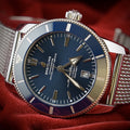 Breitling Superocean AB2020 BLUE 46mm Steel Bracelet, Extra Strap, Box & Papers
