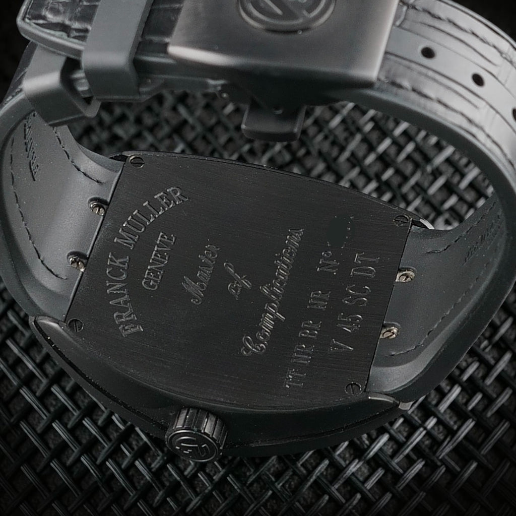 Franck Muller Vanguard V 45 SC DT TT NR BR NR  - FULL  BLACK OUT