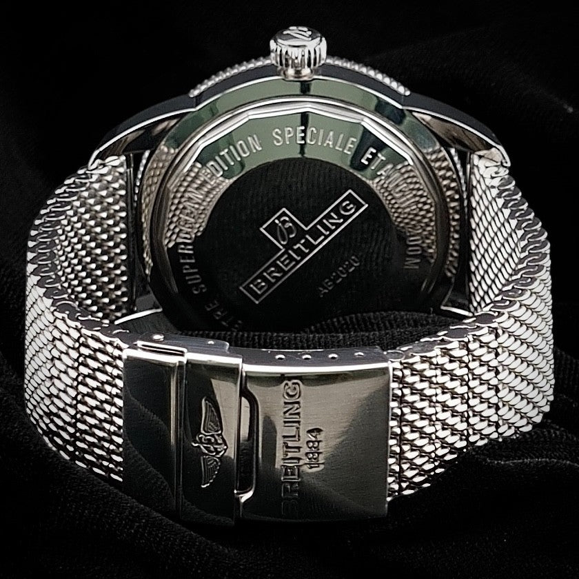 Breitling Superocean 46mm Heritage AB2020 -Steel Bracelet, 2nd Strap Box & Paper