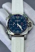 Panerai Luminor Luna Rossa Chrono Blue Dial Steel PAM01303 Full Set Limited Ed.