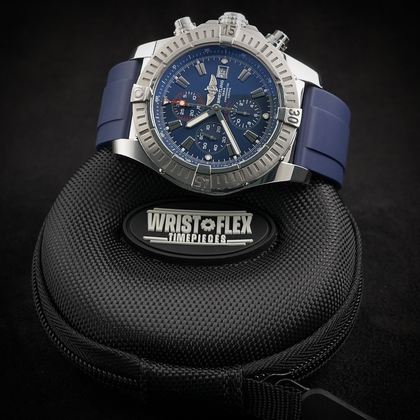 Breitling Super Avenger 48mm, A13370 -Steel Bracelet | Blue Dial | Extra Strap