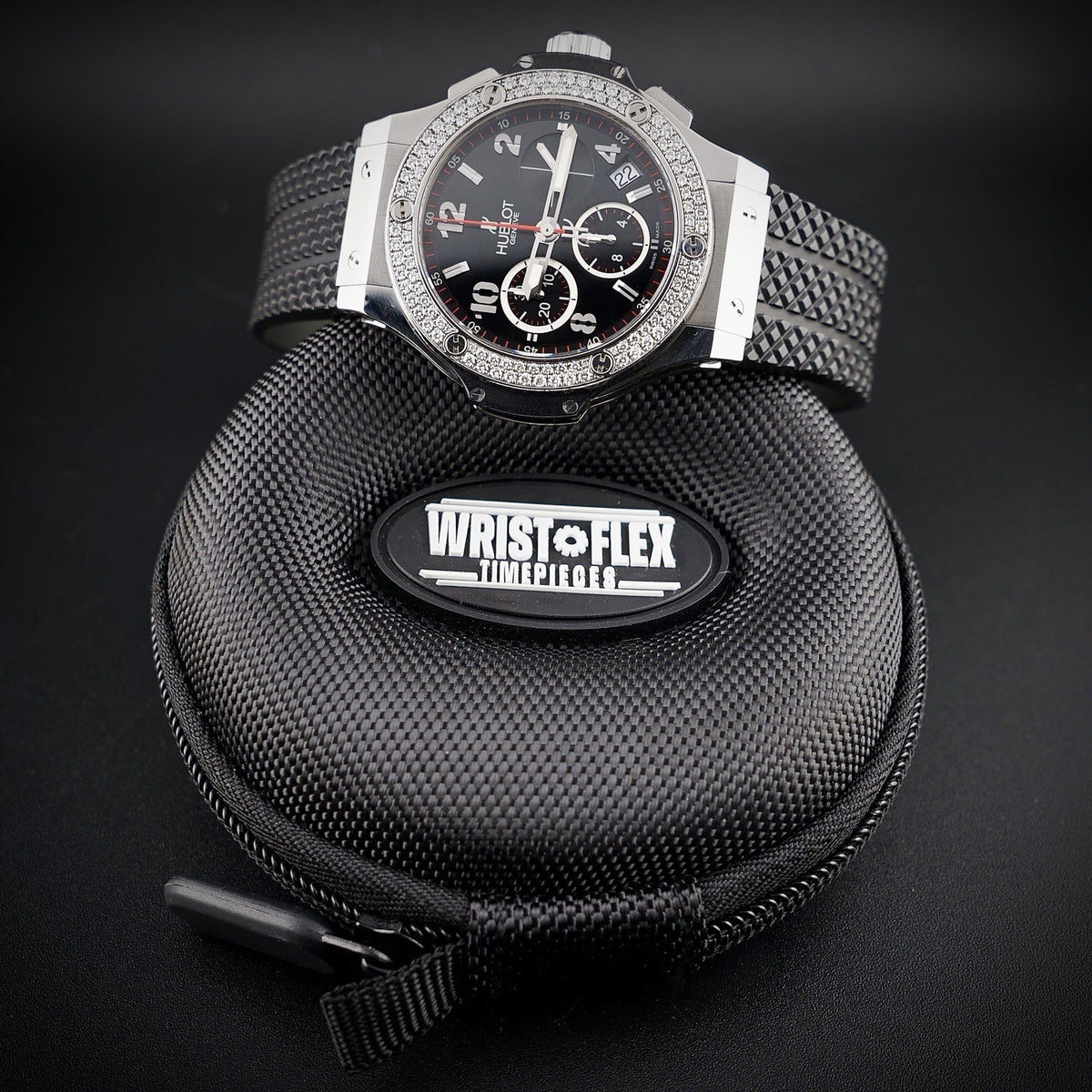 Hublot Big Bang 41mm Steel Diamond Chronograph 341.SX.130.RX.114 - FULL SET