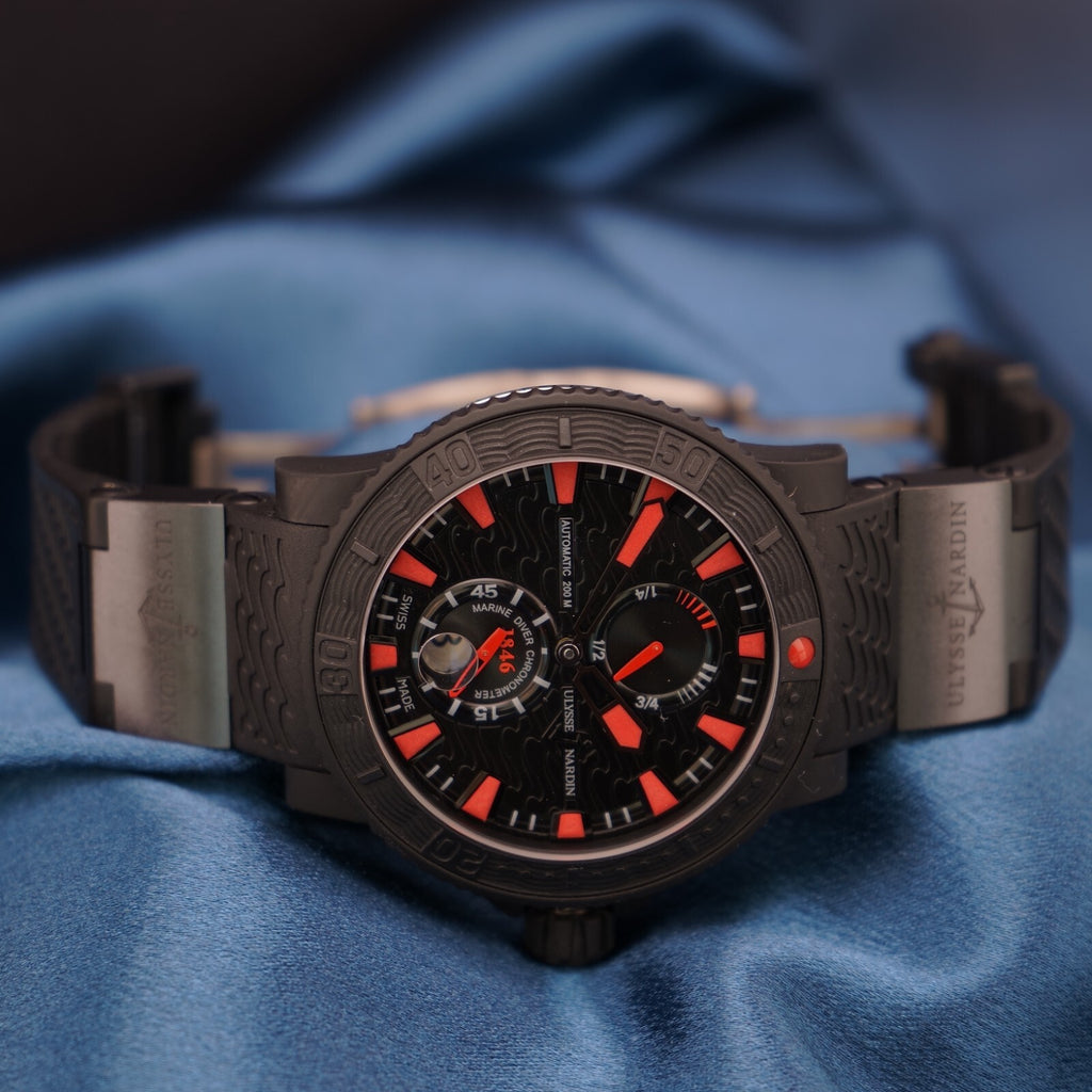 Ulysse Nardin Black Sea Maxi Marine Diver 263-92-3C - Limited Edition B&P Set