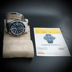 Breitling Superocean A17366 - Blue Dial, 42mm, Box, Digtal Docs, Steel Bracelet