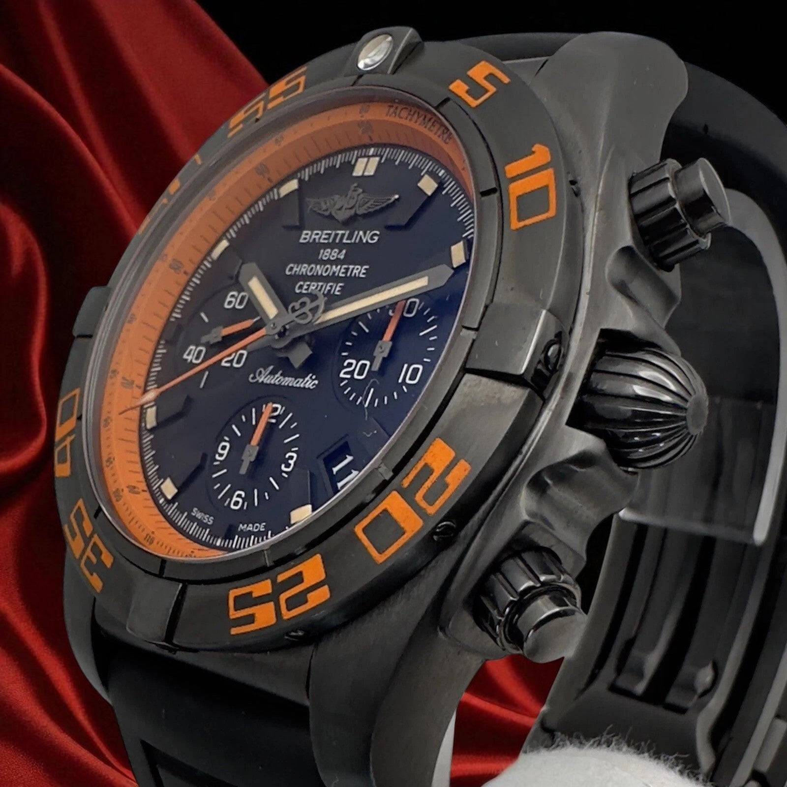 Breitling Chronomat 44 Raven 44mm Auto Blacksteel MB0111C2/BD07