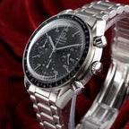 OMEGA Speedmaster Reduced Auto 39mm Black Dial 3510.50.00 Box & Cards Moon Watch