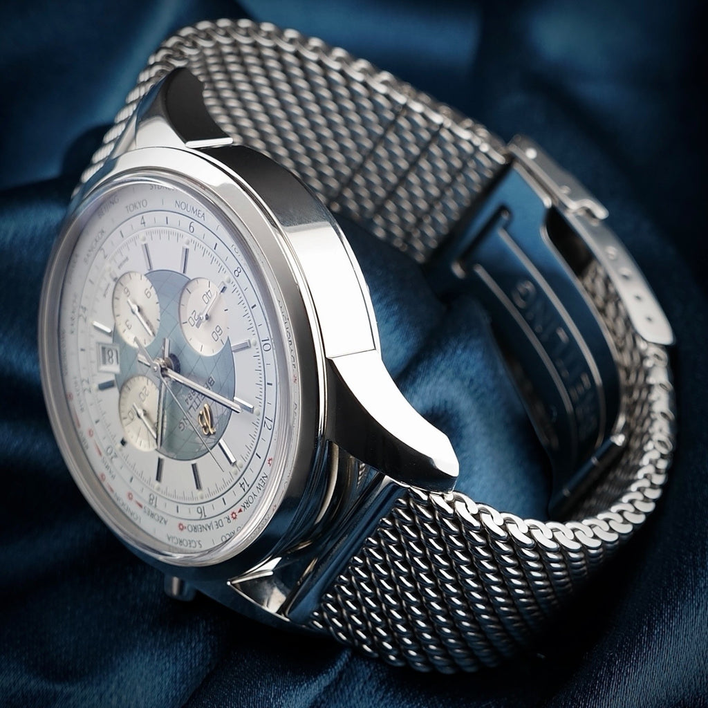 Breitling Transocean Unitime AB0510 –World Time Chrono AB0510,  Bracelet & Strap