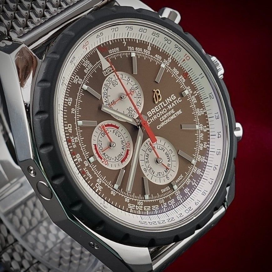 Breitling Chrono-Matic 1461 A19360 – Full Set Moonphase + Extra OEM Strap