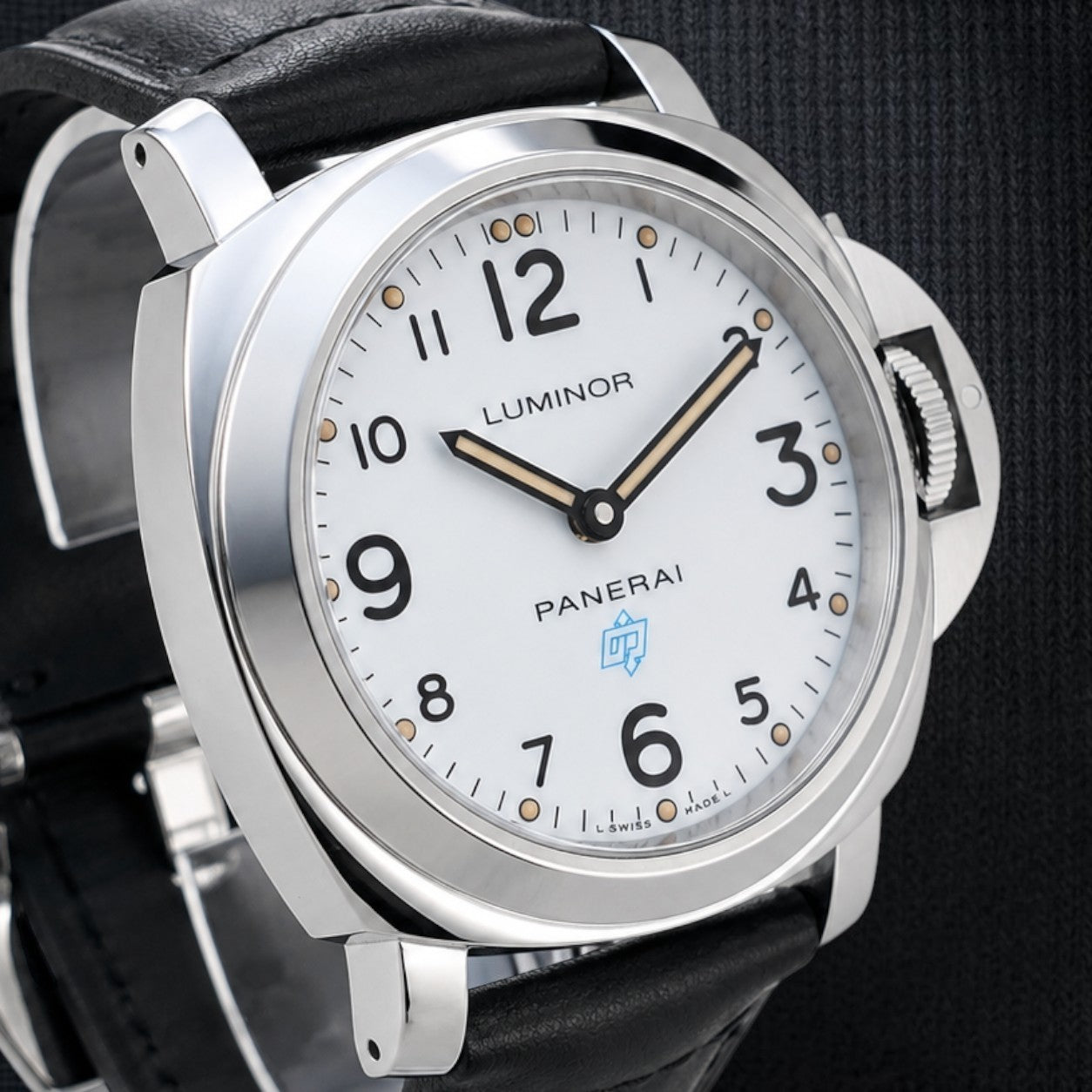 Panerai Luminor Base PAM00630 White 44mm —Warranty Card, Box, 3 Straps -FULL SET