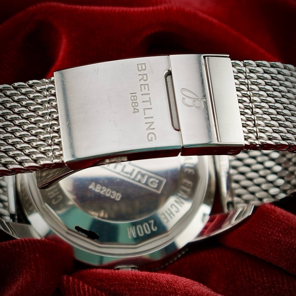 Breitling Superocean Heritage 44MM AB2030 Box & Card Steel Bracelet, Extra Strap