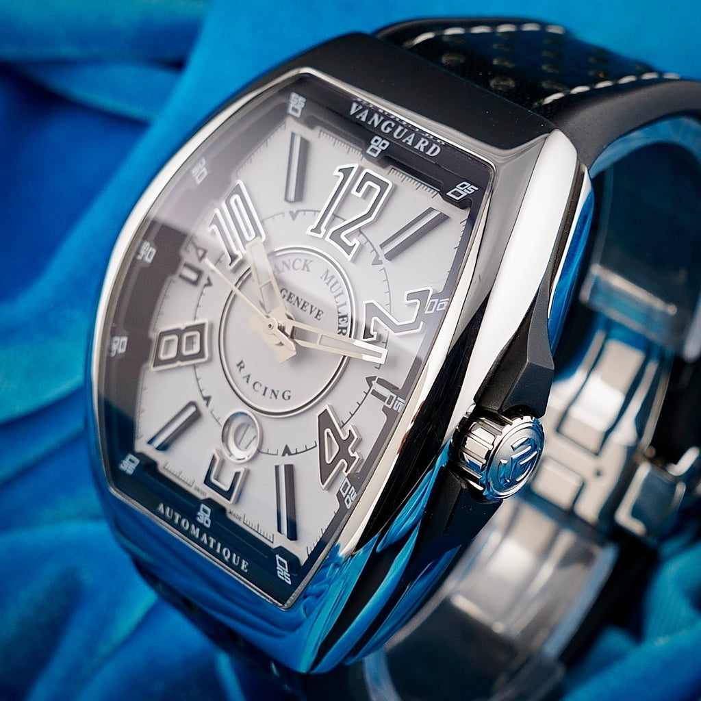 Franck Muller Vanguard Racing V45SCDT White Dial Automatic Full Set Box Papers