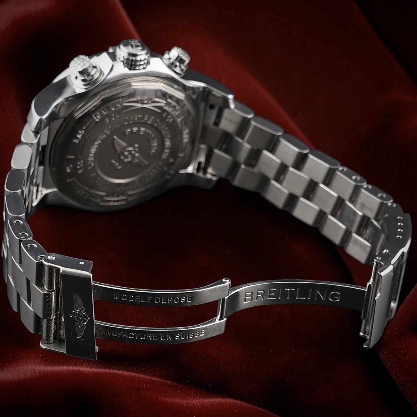 Breitling Super Avenger 48mm, A13370 -Steel Bracelet | Blue Dial | Extra Strap