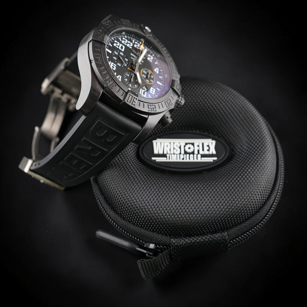 Breitling Avenger Hurricane 50mm Black 24H Dial Complete Set - Military XB1210