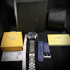 Breitling Super Avenger 48mm, A13370 -Steel Bracelet | Blue Dial | Extra Strap